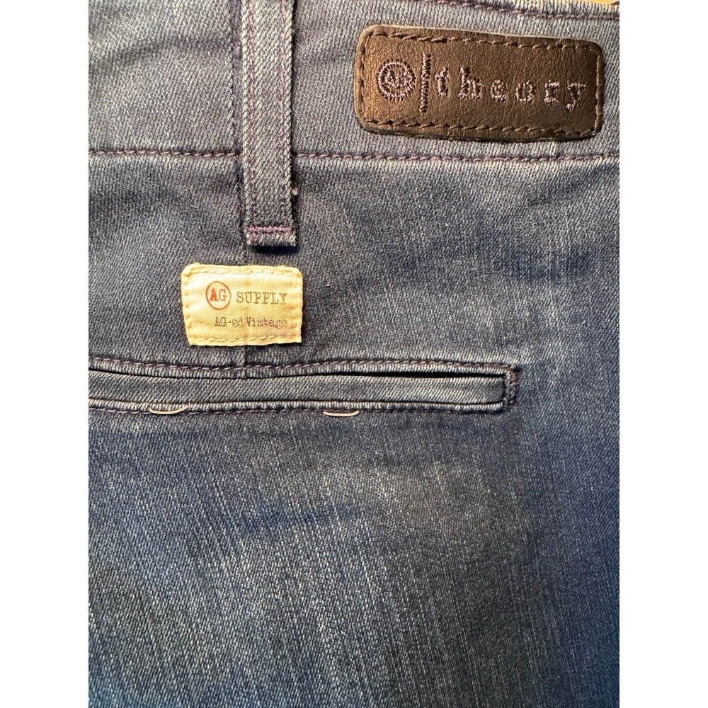 AG x THEORY Standard Issue Slim Cargo Cropped Capri Jeans NWT Womens 4/27 - Picture 9 of 9